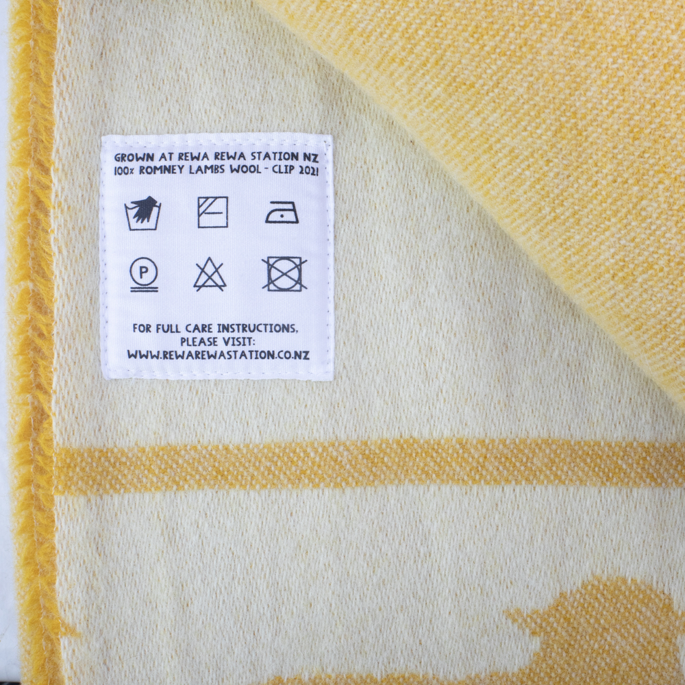 Romney Lambs Wool BLANKET - Sheep Design - Image 12
