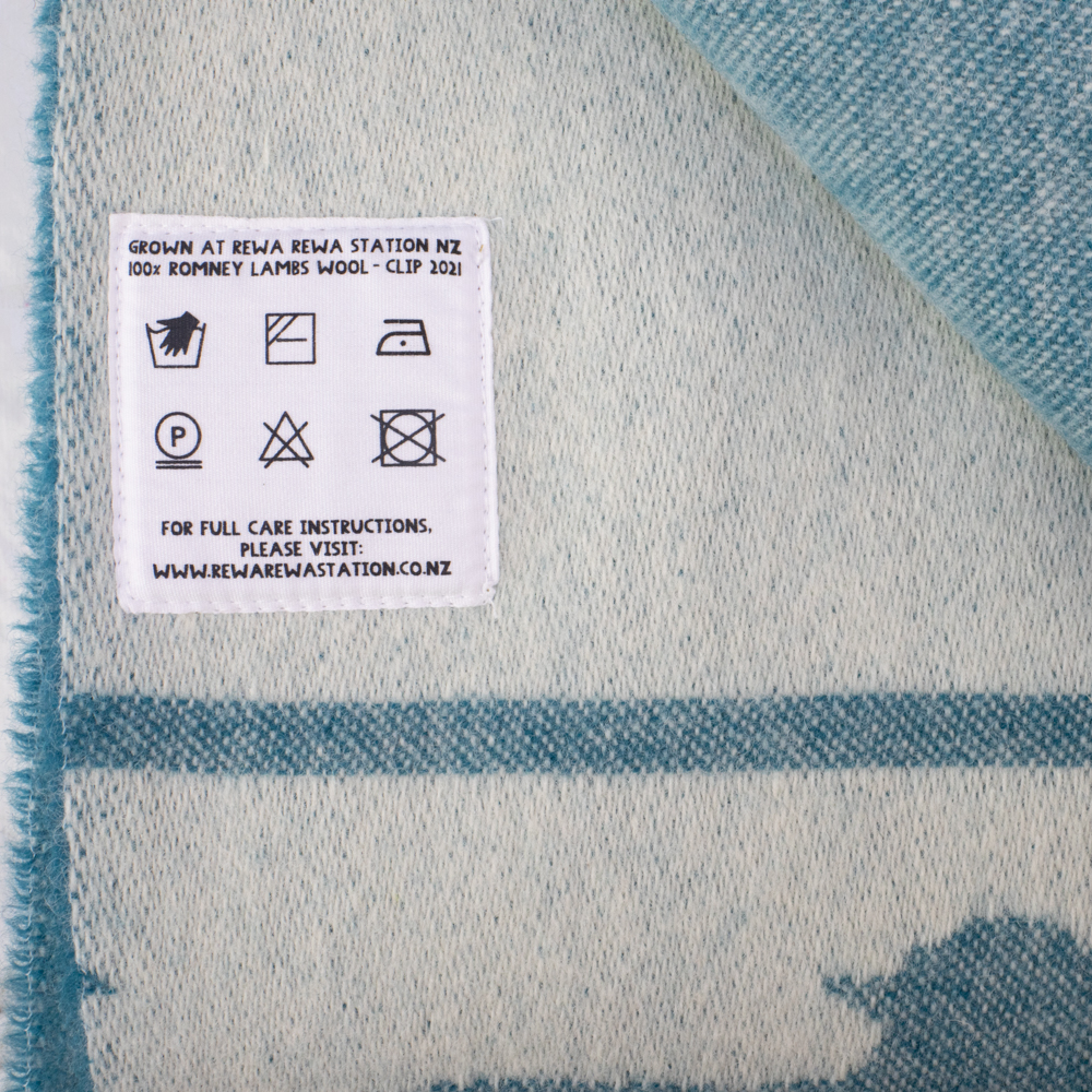 Romney Lambs Wool BLANKET - Sheep Design - Image 8