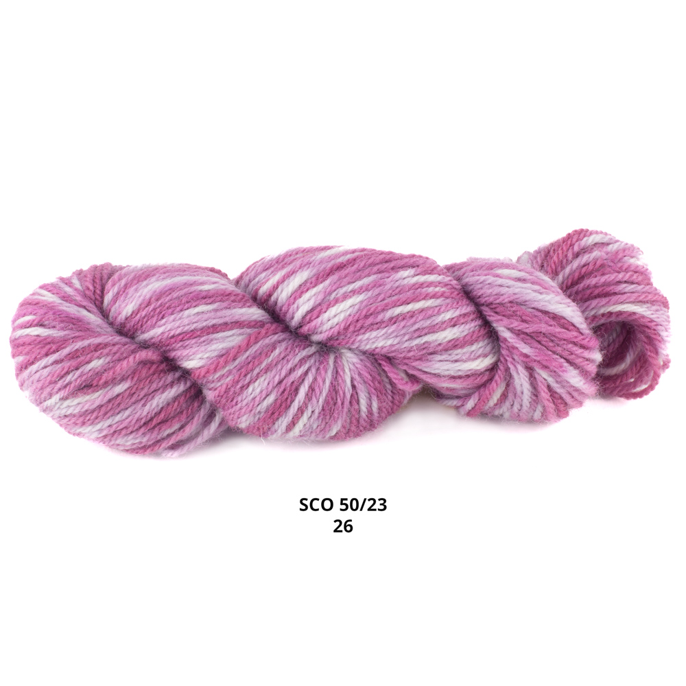 Hand Dyed Yarn with all Natural Colours using SHIBORI Techiques - Image 3
