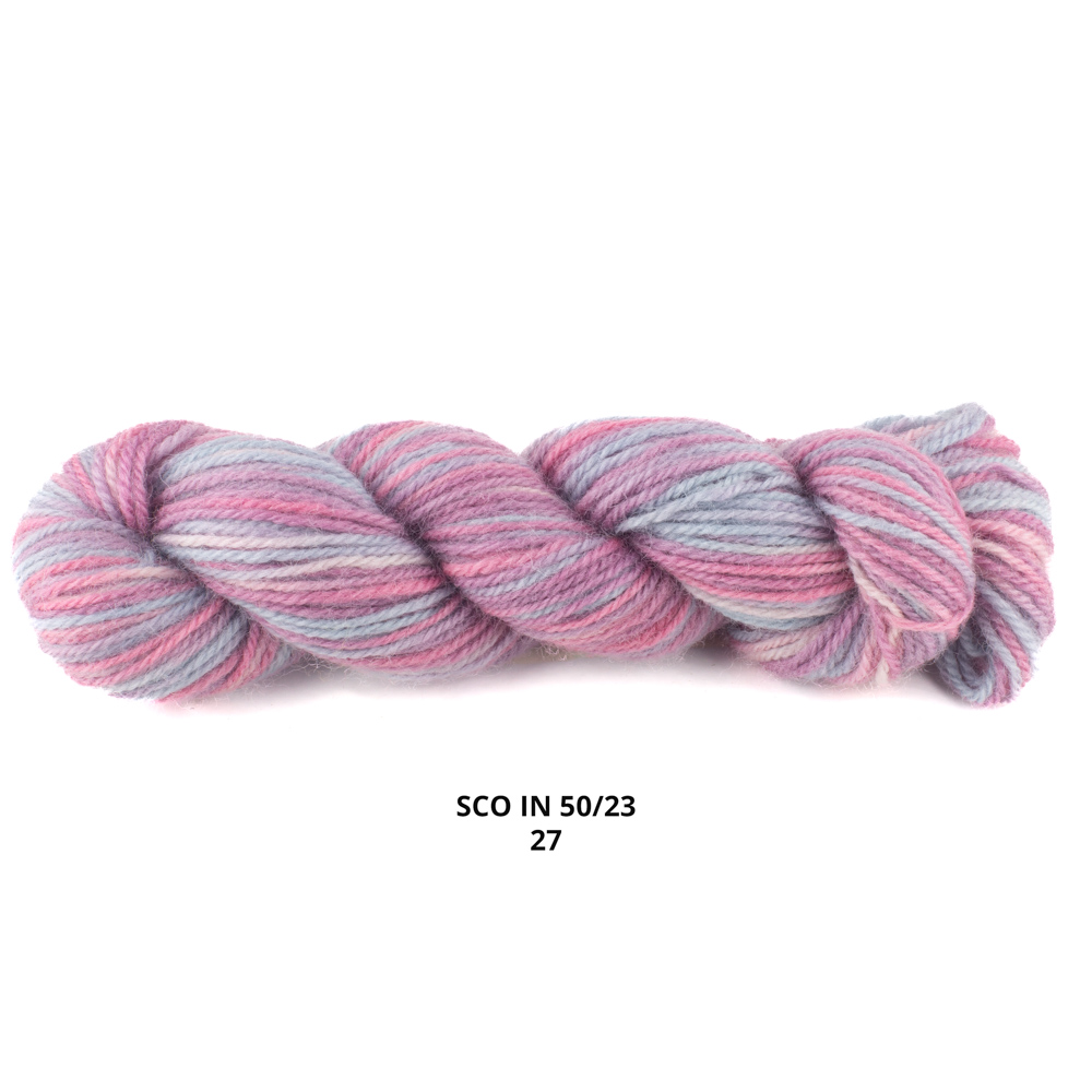 Hand Dyed Yarn with all Natural Colours using SHIBORI Techiques - Image 4