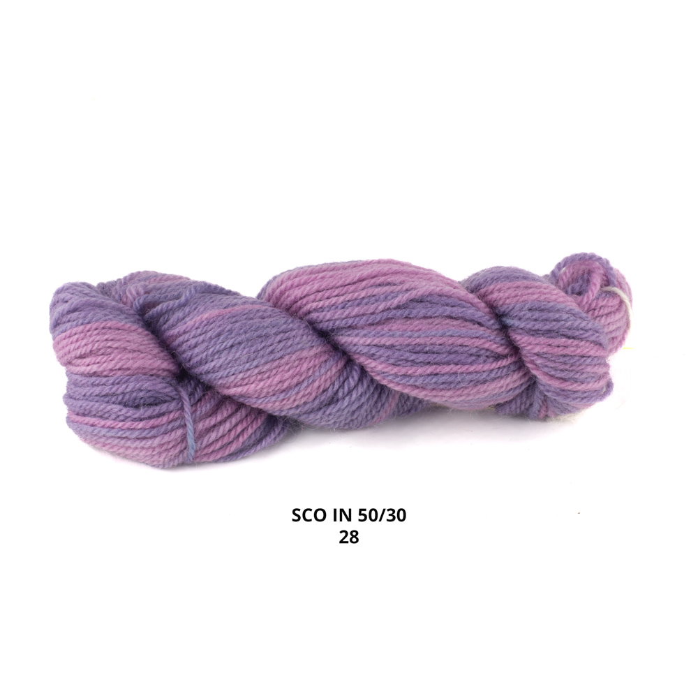 Hand Dyed Yarn with all Natural Colours using SHIBORI Techiques - Image 5