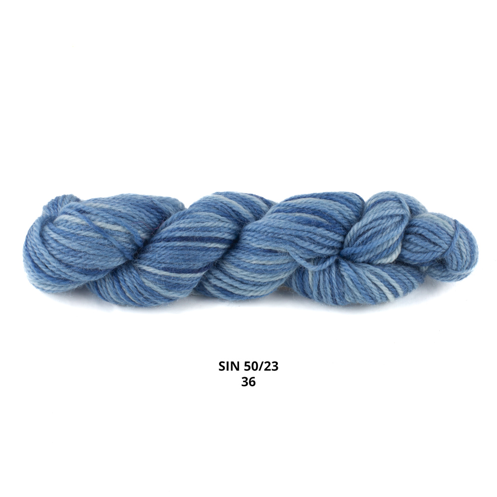 Hand Dyed Yarn with all Natural Colours using SHIBORI Techiques - Image 13