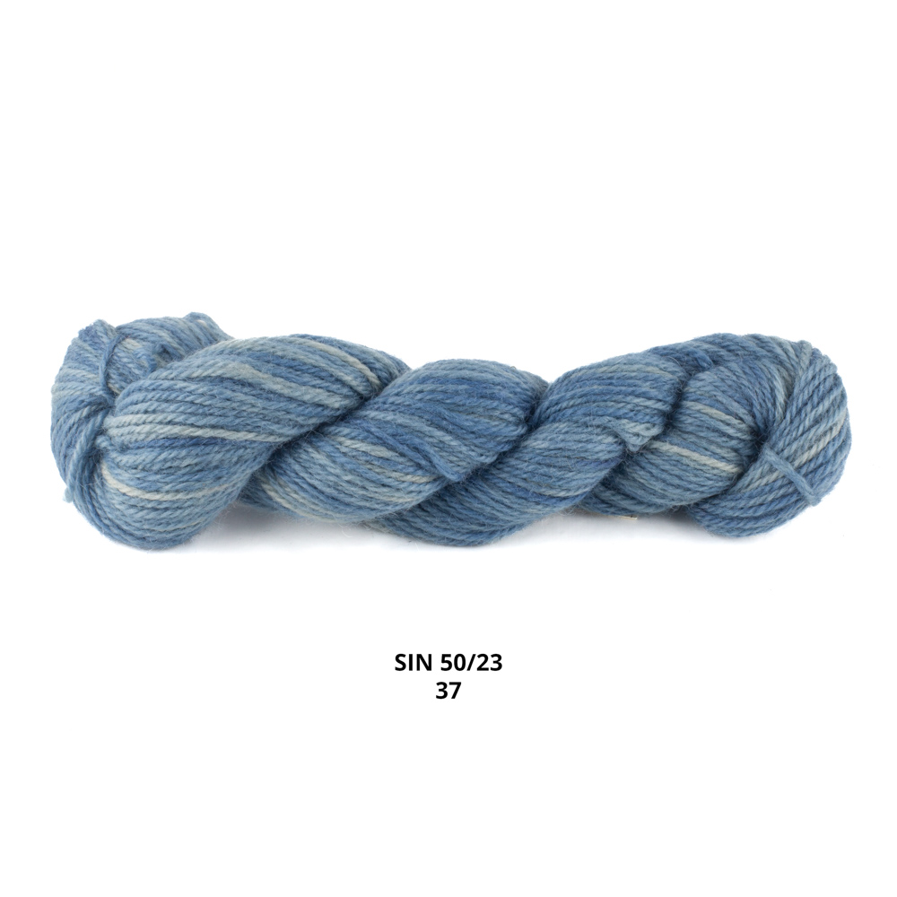 Hand Dyed Yarn with all Natural Colours using SHIBORI Techiques - Image 14