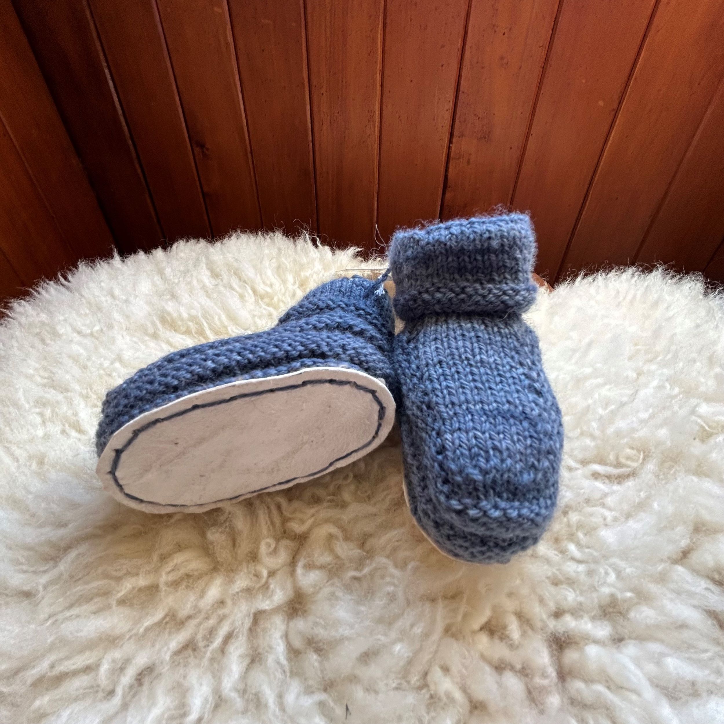 Babies Booties with Sheepskin Soles - Image 2