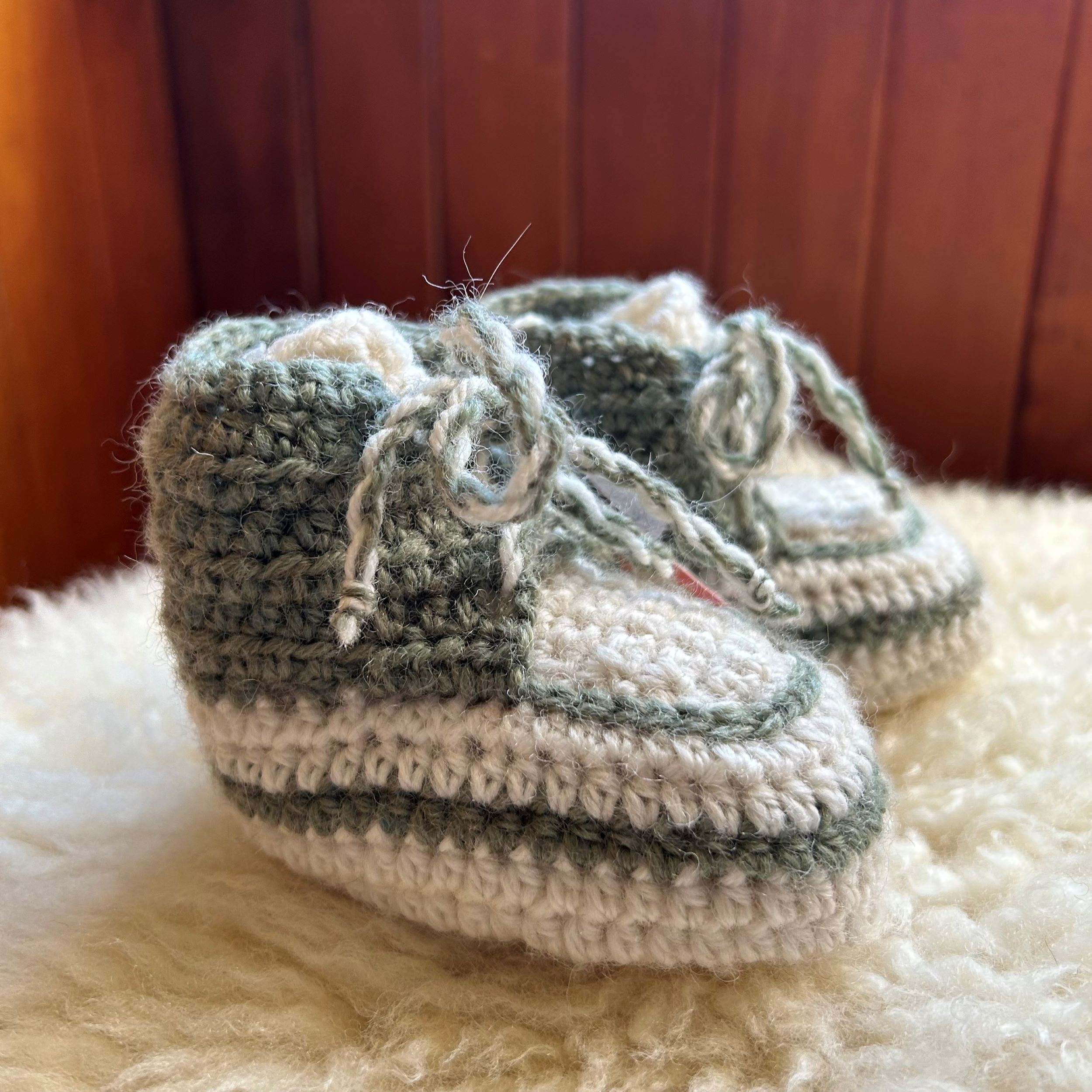 Babies Booties with Sheepskin Soles - Image 5
